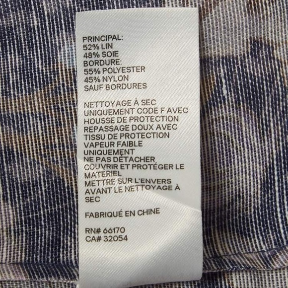 Zimmermann Purple Celestial Floral Print Linen Blend Blouse Zimmermann 1 - Picture 12 of 12